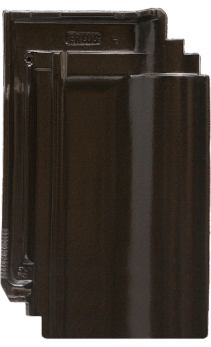 Керамическая черепица Erlus E58S, Бриллиантово-черный